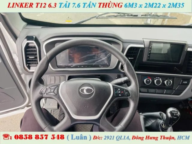 thaco linker t12 6.3 mui bạt