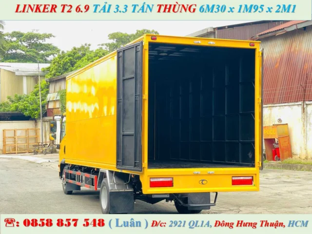 THACO LINKER t2 6.9 tải 3.3 TẤN THÙNG KÍN