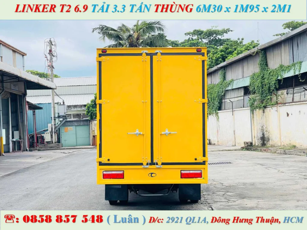 THACO LINKER t2 6.9 tải 3.3 TẤN THÙNG KÍN