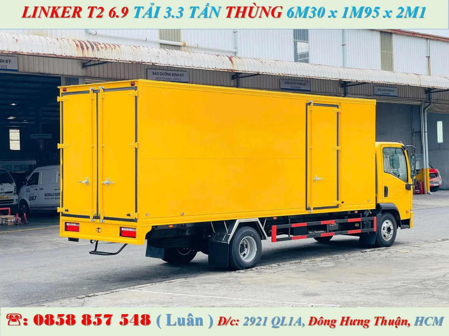 THACO LINKER 3.3 TẤN THÙNG KÍN 6M3 - LINKER T2 6.9 - Ảnh 5