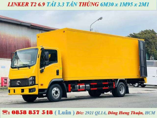 THACO LINKER t2 6.9 tải 3.3 TẤN THÙNG KÍN