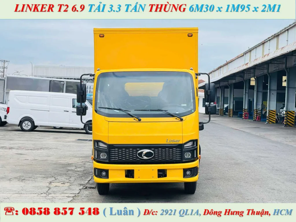 THACO LINKER t2 6.9 tải 3.3 TẤN THÙNG KÍN