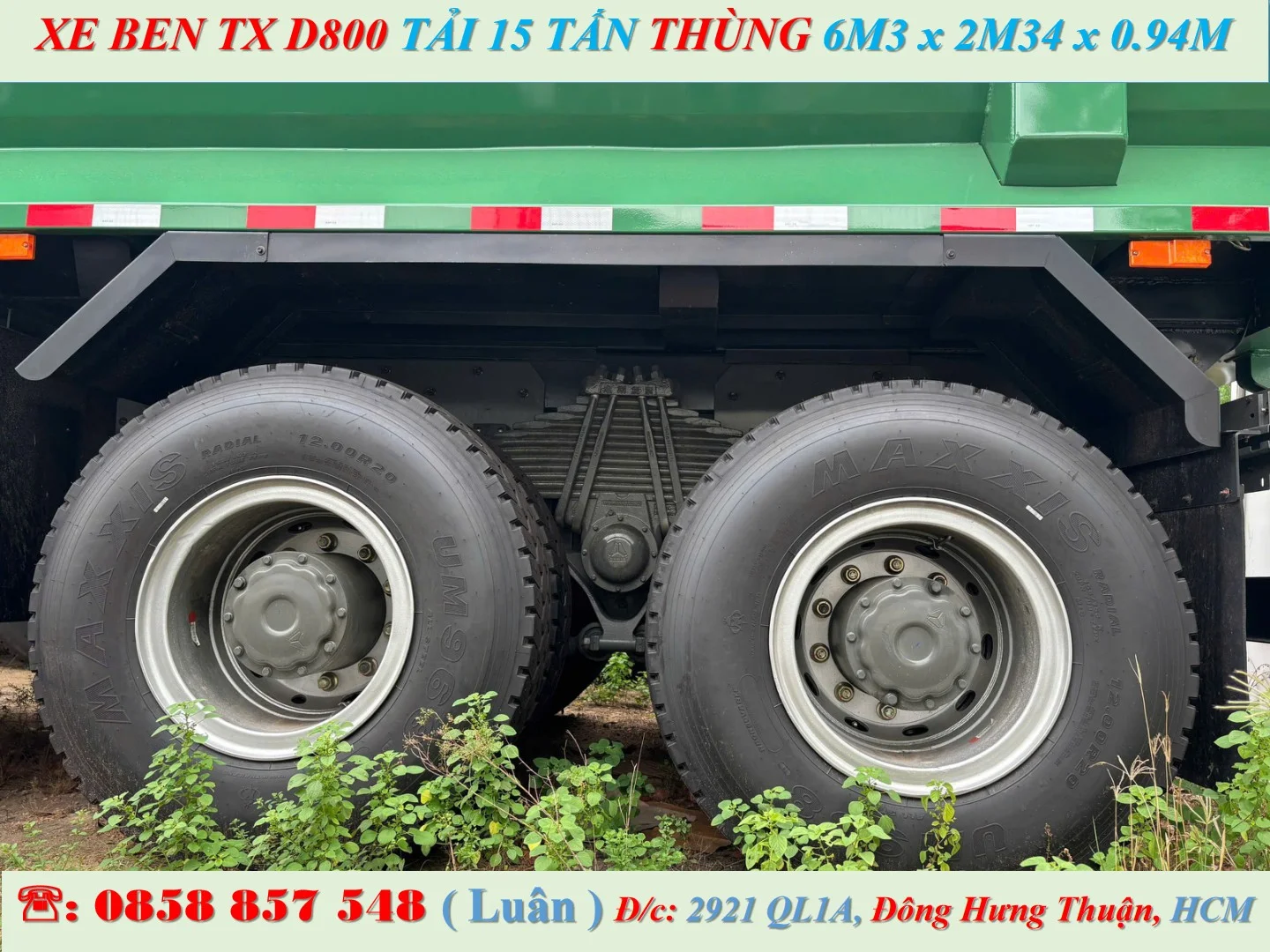 XE BEN HOWO 4 CHÂN THÙNG ĐÚC 14 KHỐI - TX D800 15 TẤN - Ảnh 6