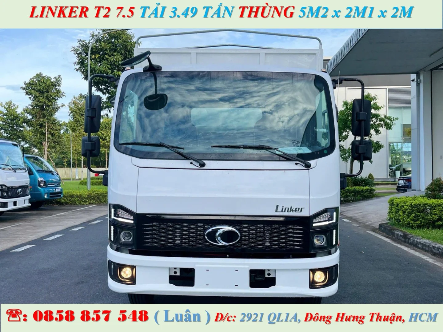 XE TẢI 3.5 TẤN MUI BẠT THACO LINKER