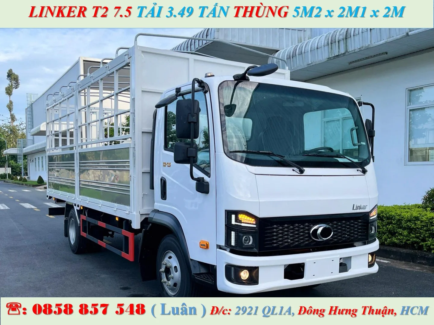XE TẢI 3.5 TẤN MUI BẠT THACO LINKER