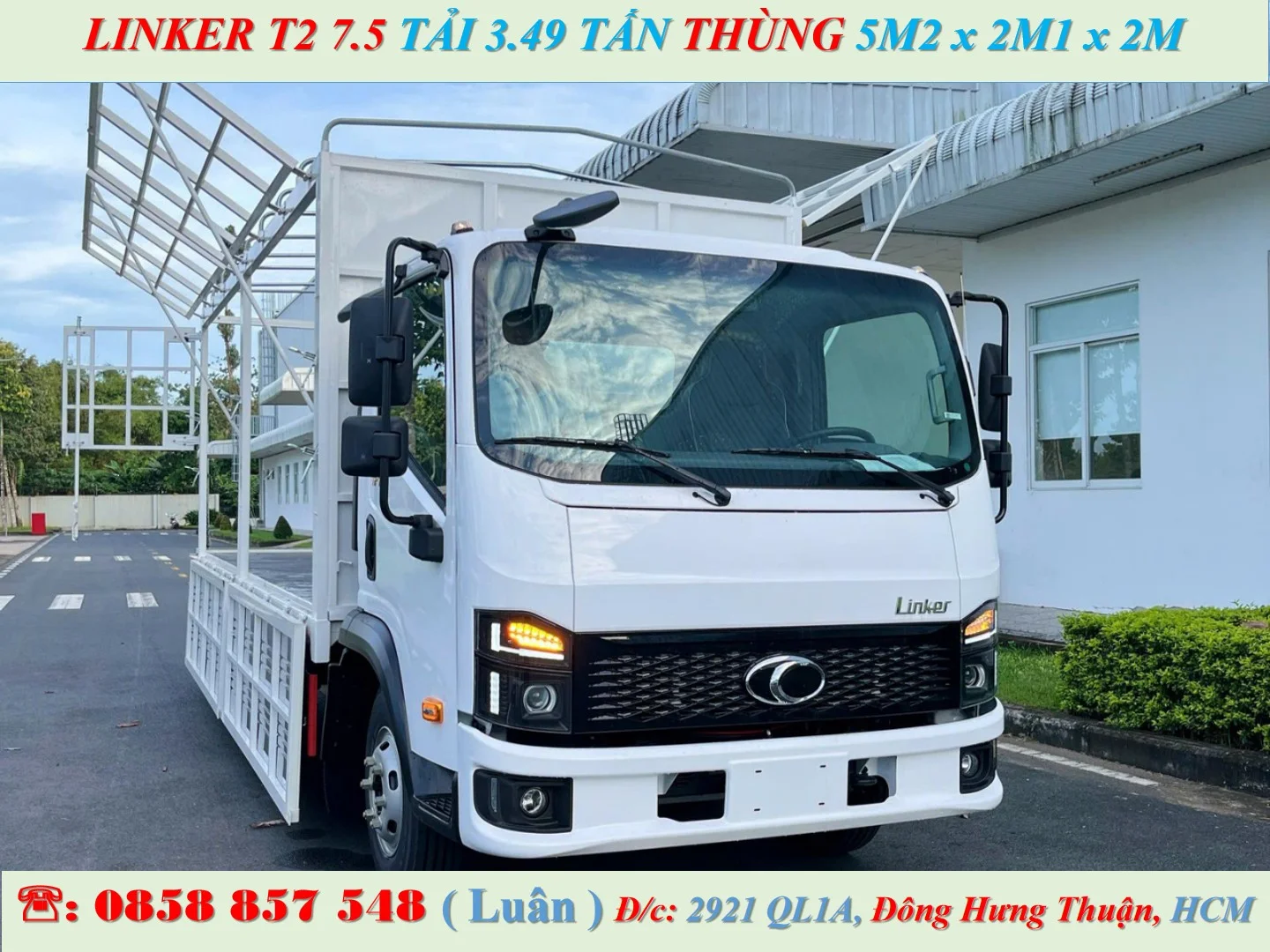 XE TẢI 3.5 TẤN MUI BẠT THACO LINKER