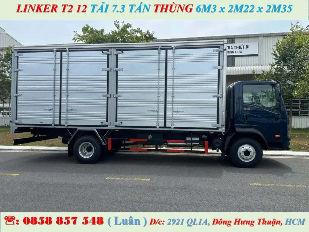 XE TẢI THÙNG KÍN CHỞ PALLET