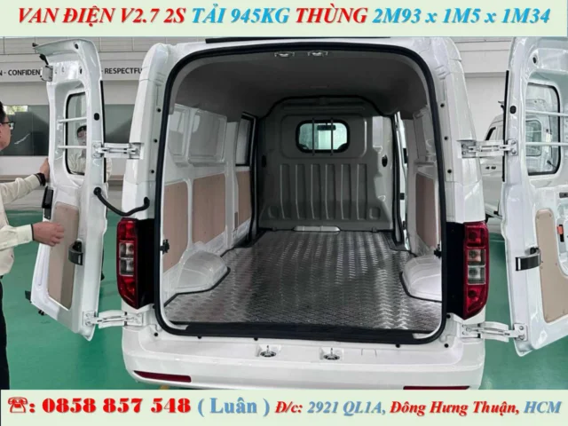 XE VAN ĐIỆN THACO 2 CHỖ