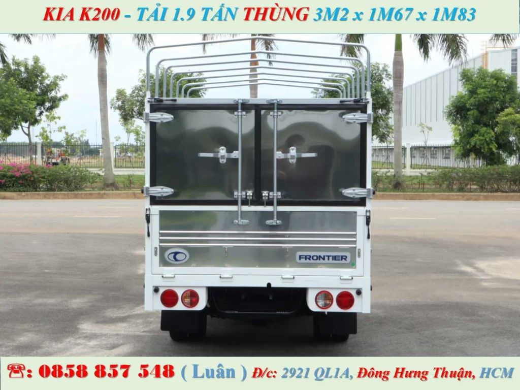 KIA K200 MUI BẠT 5 BỬNG