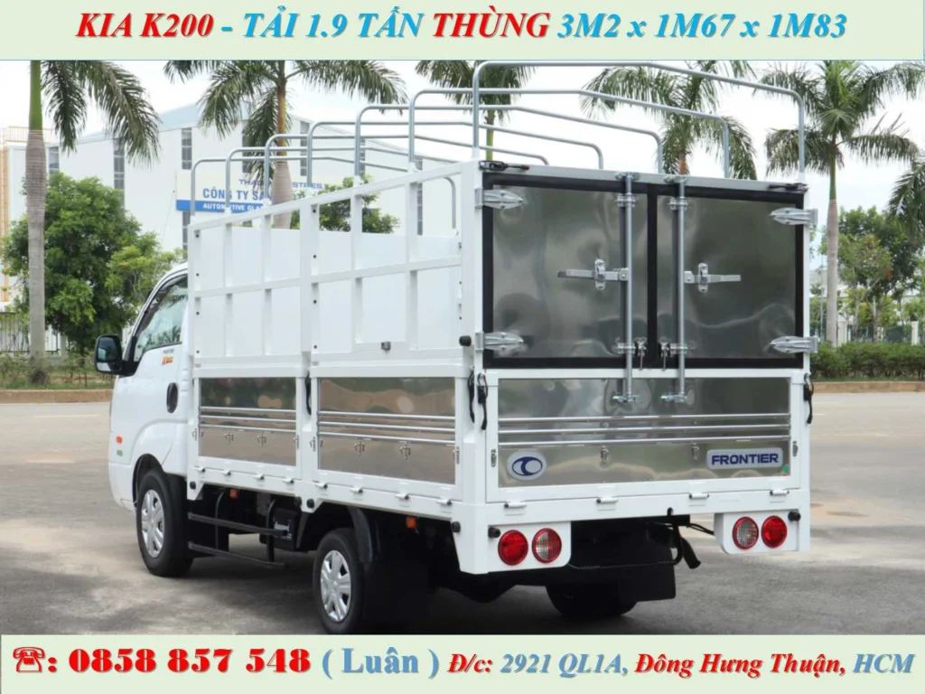 KIA K200 MUI BẠT 5 BỬNG