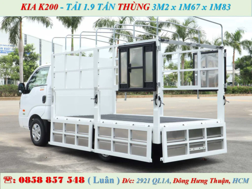 KIA K200 MUI BẠT 5 BỬNG