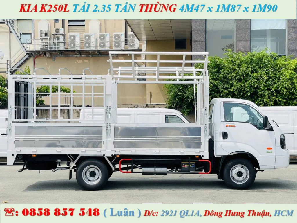 KIA K250L THÙNG BẠT MỞ VỸ