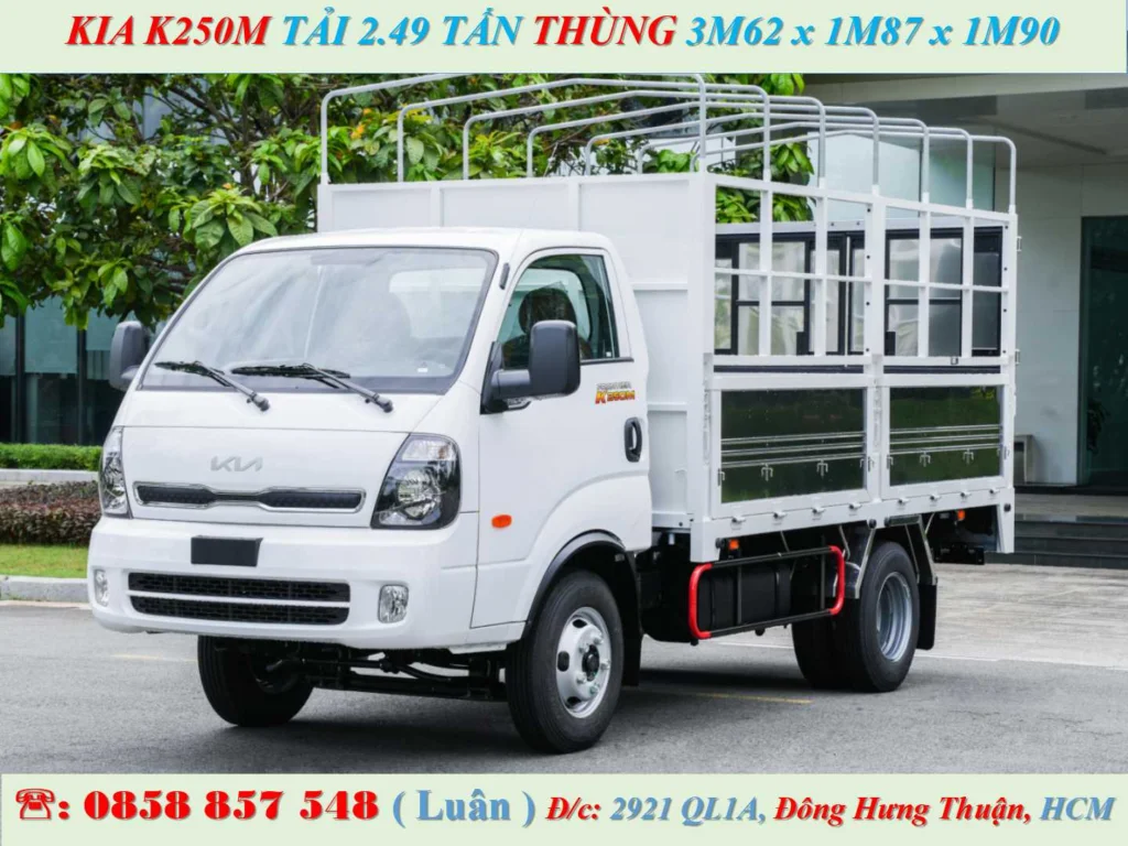 kia k250m mui bạt 5 bửng