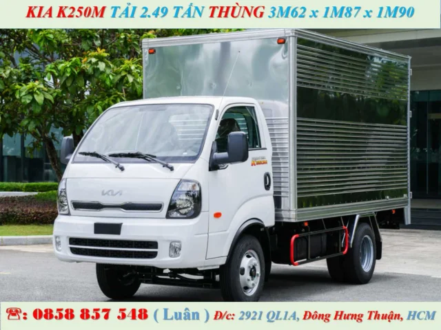 KIA K250M THÙNG KÍN 2.49 TẤN