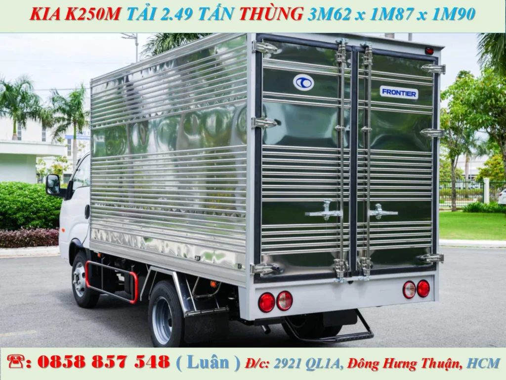 KIA K250M THÙNG KÍN 2.49 TẤN