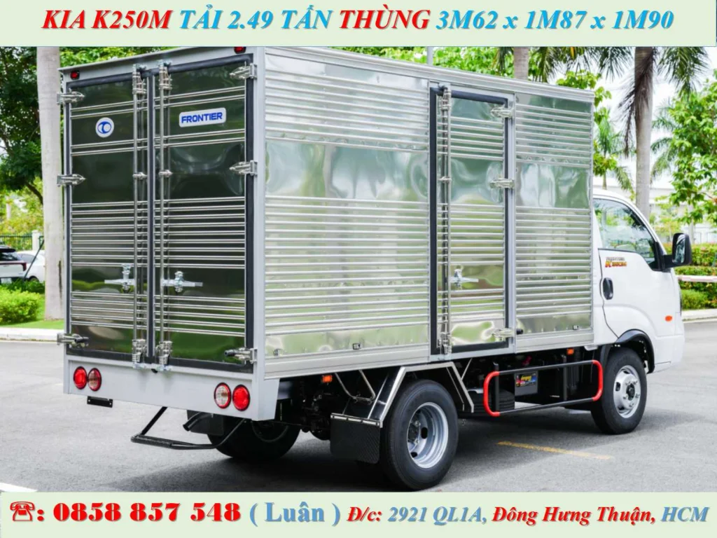 KIA K250M THÙNG KÍN 2.49 TẤN