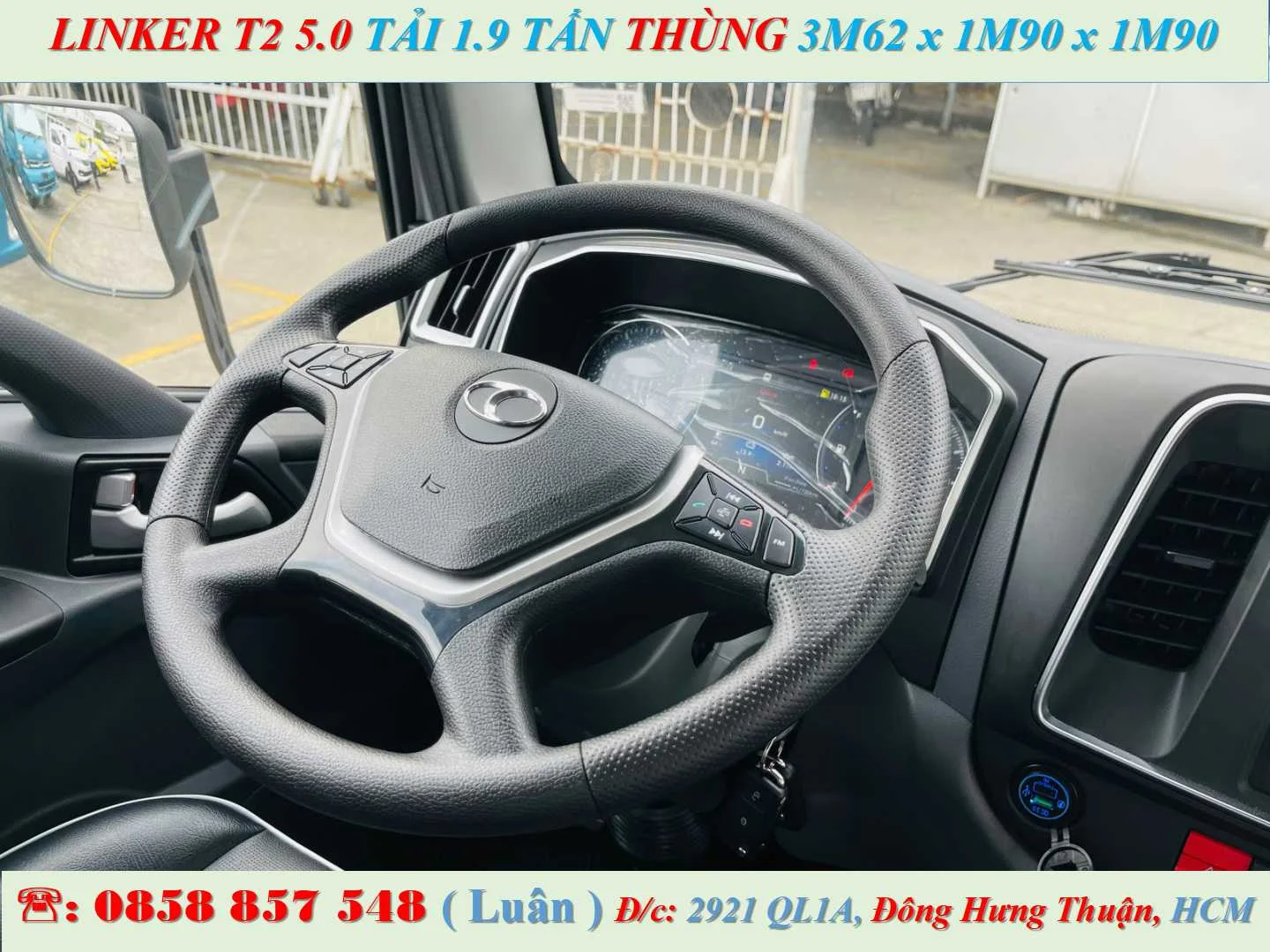 XE TẢI 2 TẤN THÙNG KÍN 3M6 - LINKER T2 5.0 - GIÁ TỐT NHẤT - Ảnh 3