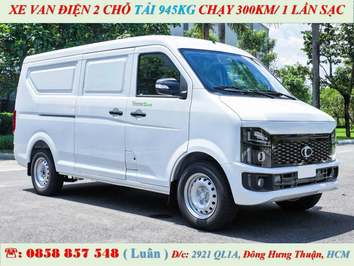 VAN ĐIỆN THACO V2.6 2 CHỖ (TF450) BẢN NÂNG CẤP MỚI - Ảnh 6