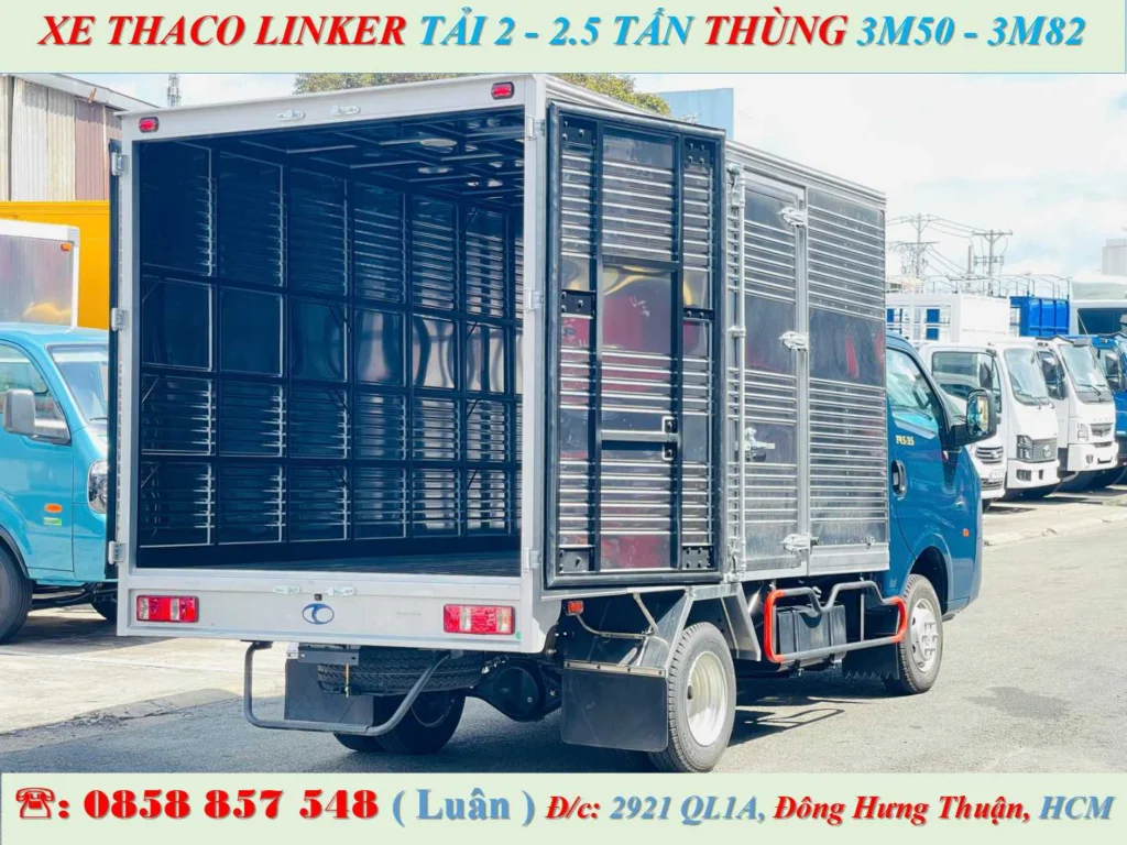 XE LINKER 2 TẤN - 2.5 TẤN thùng kín