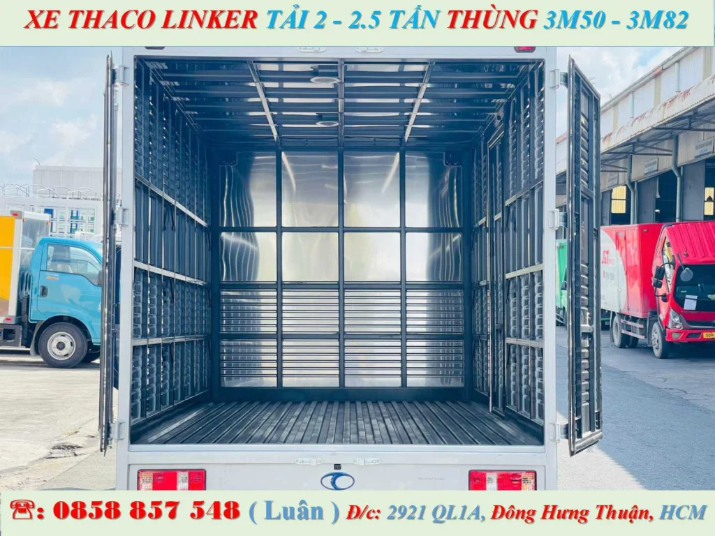 XE LINKER 2 TẤN - 2.5 TẤN thùng kín