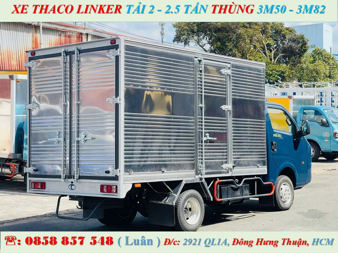 XE LINKER 2 TẤN - 2.5 TẤN thùng kín