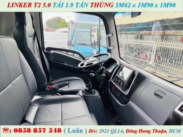 Alternative view of XE TẢI 2 TẤN THÙNG KÍN 3M6 - LINKER T2 5.0 - GIÁ TỐT NHẤT