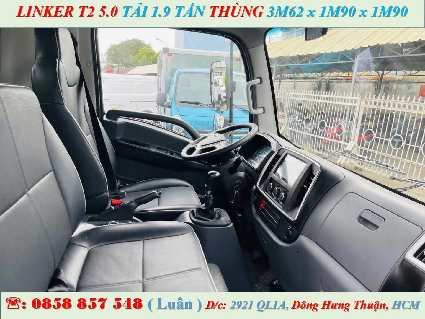 XE TẢI 2 TẤN THÙNG KÍN 3M6 - LINKER T2 5.0 - GIÁ TỐT NHẤT - Ảnh 2