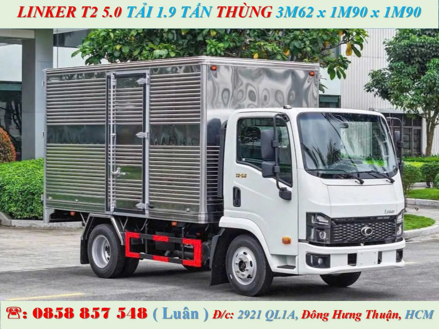 XE TẢI 2 TẤN THÙNG KÍN LINKER T2 5.0