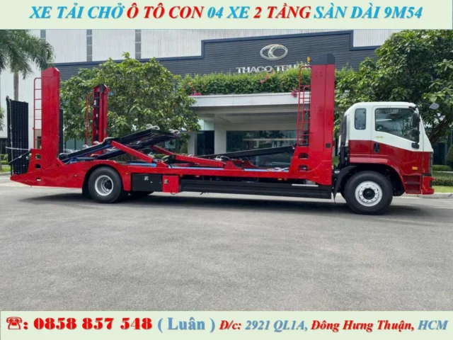 xe tải chở ô tô con 2 tầng