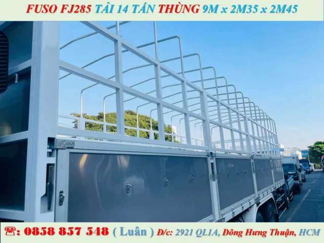 XE TẢI FUSO FJ285 MUI BẠT