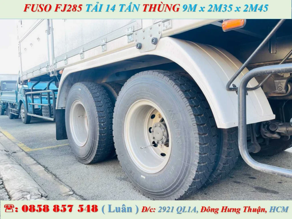 XE TẢI FUSO FJ285 MUI BẠT