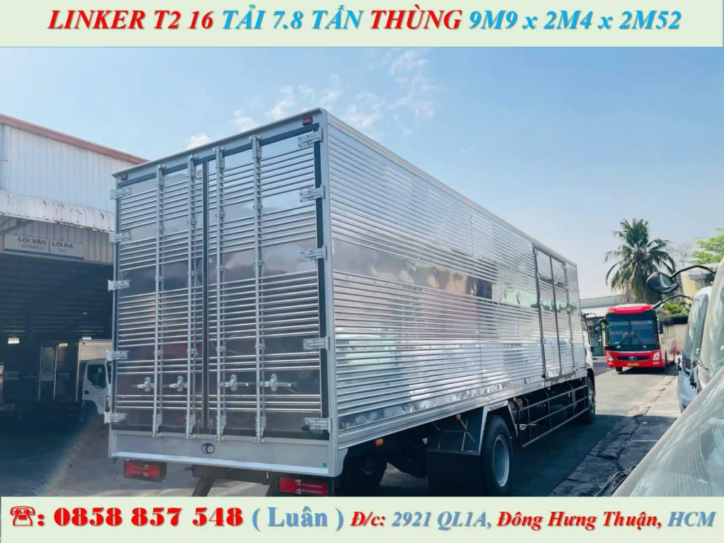 XE TẢI THACO 7.8 TẤN THÙNG KÍN