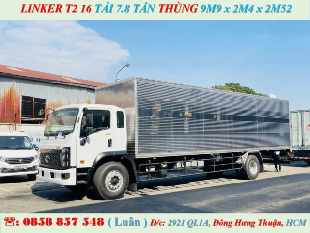 XE TẢI THACO 7.8 TẤN THÙNG KÍN 9M9 THACO LINKER T2 16