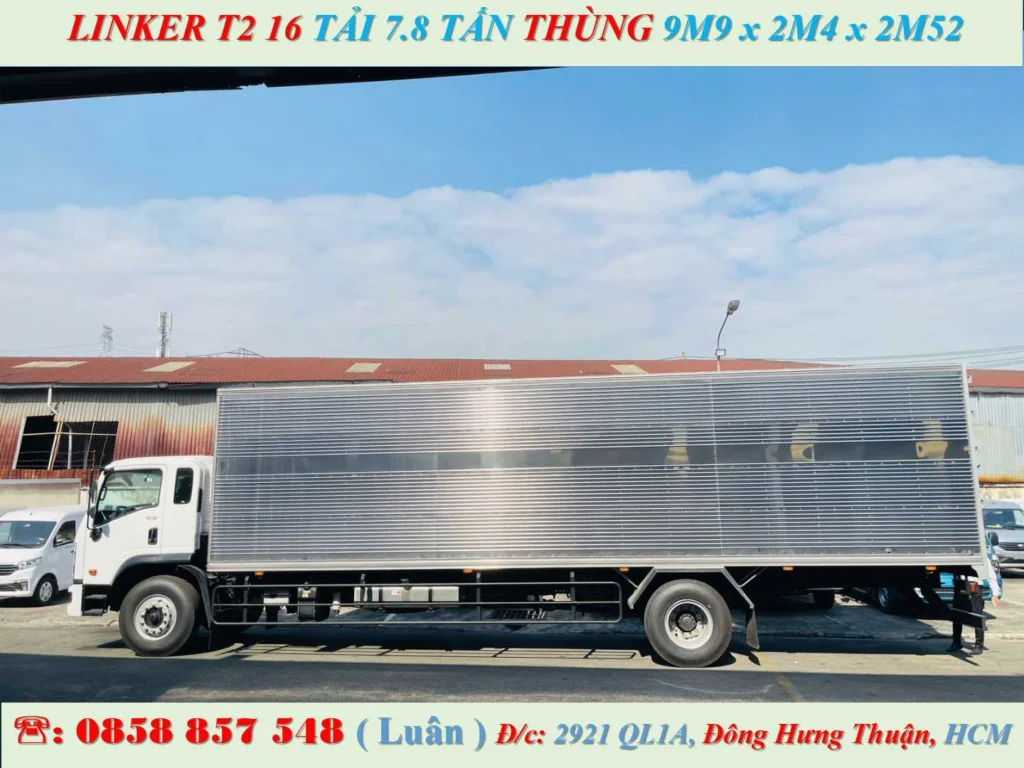 XE TẢI THACO 7.8 TẤN THÙNG KÍN