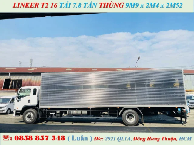 XE TẢI THACO 7.8 TẤN THÙNG KÍN
