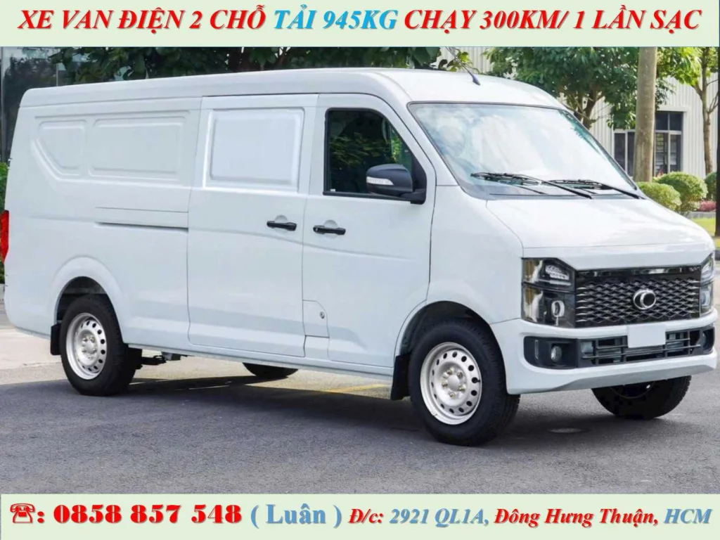 XE VAN ĐIỆN 2 CHỖ THACO