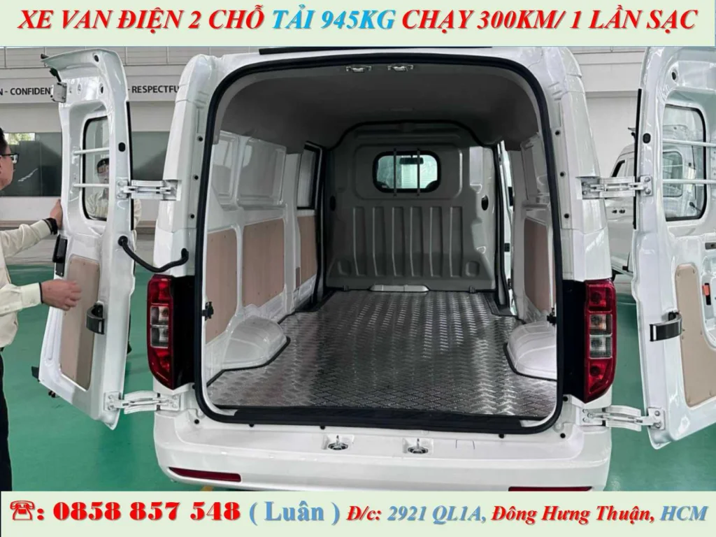 XE VAN ĐIỆN 2 CHỖ THACO