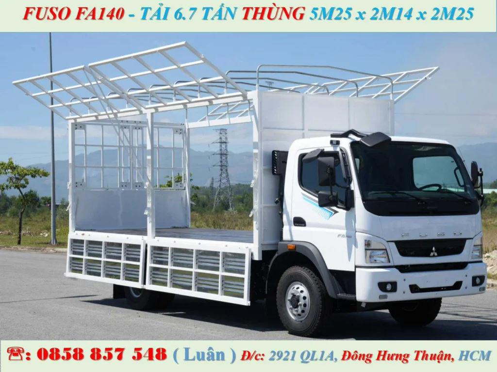 fuso fa140 mui bạt 6.7 tấn