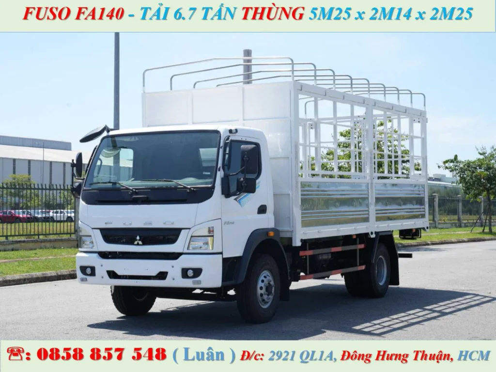fuso fa140 mui bạt 6.7 tấn