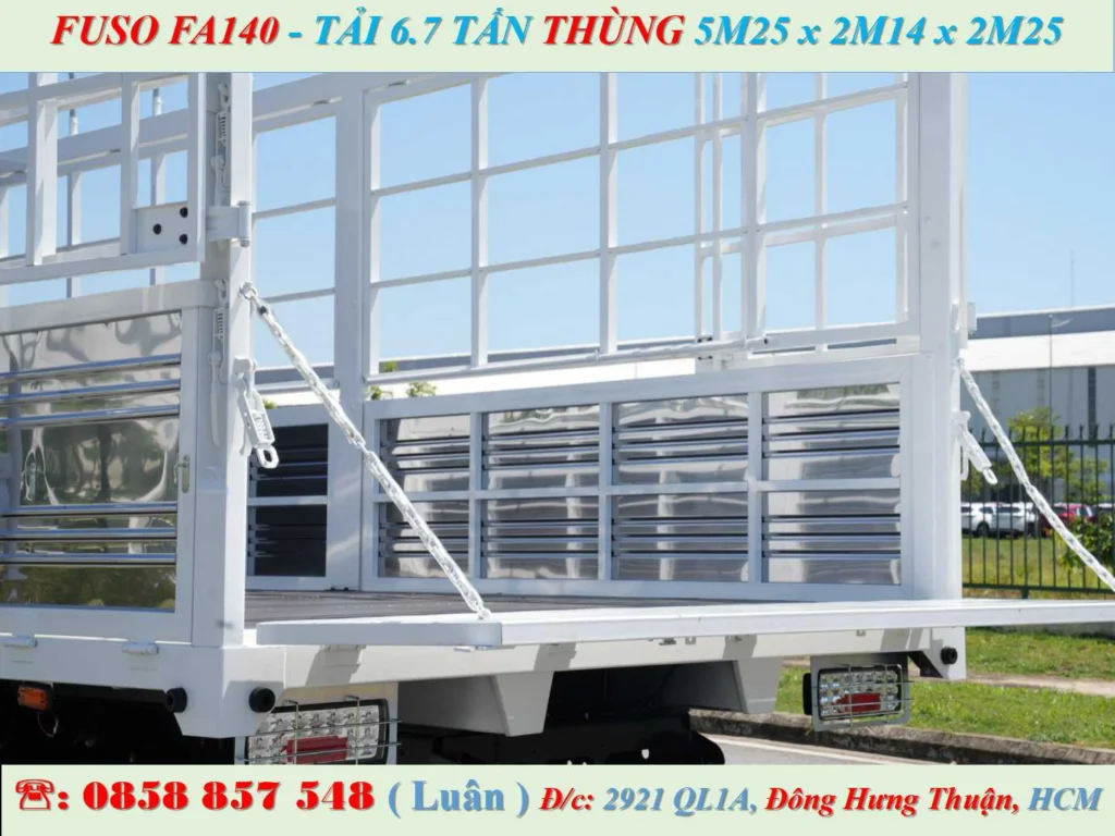 fuso fa140 mui bạt 6.7 tấn