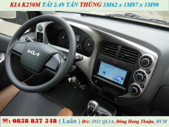 Alternative view of KIA K250M MUI BẠT 5 BỬNG MẪU MỚI RA MẮT - 2.49 TẤN