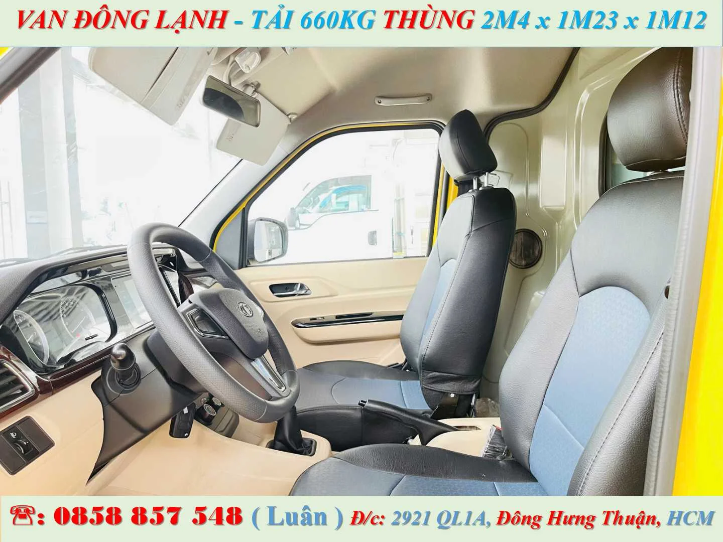 TẢI VAN ĐÔNG LẠNH TF480 THÙNG 2M4 (LẠNH -18 ĐỘ) 660KG - Ảnh 5