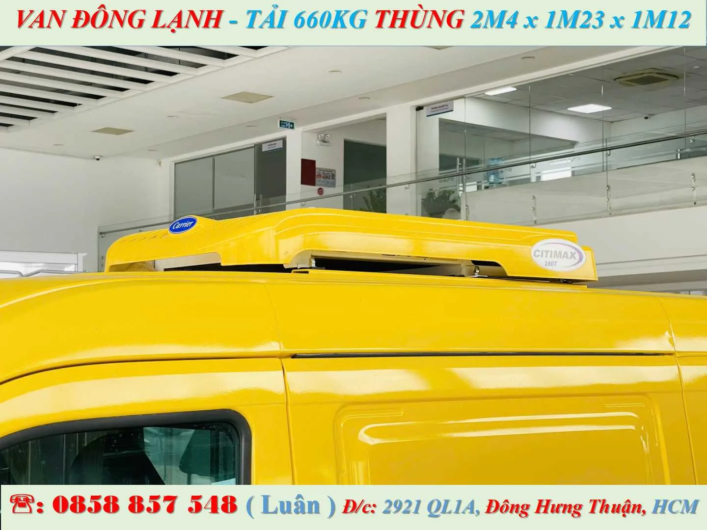 TẢI VAN ĐÔNG LẠNH TF480 THÙNG 2M4 (LẠNH -18 ĐỘ) 660KG - Ảnh 6