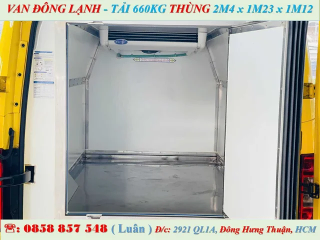 Alternative view of TẢI VAN ĐÔNG LẠNH TF480 THÙNG 2M4 (LẠNH -18 ĐỘ) 660KG