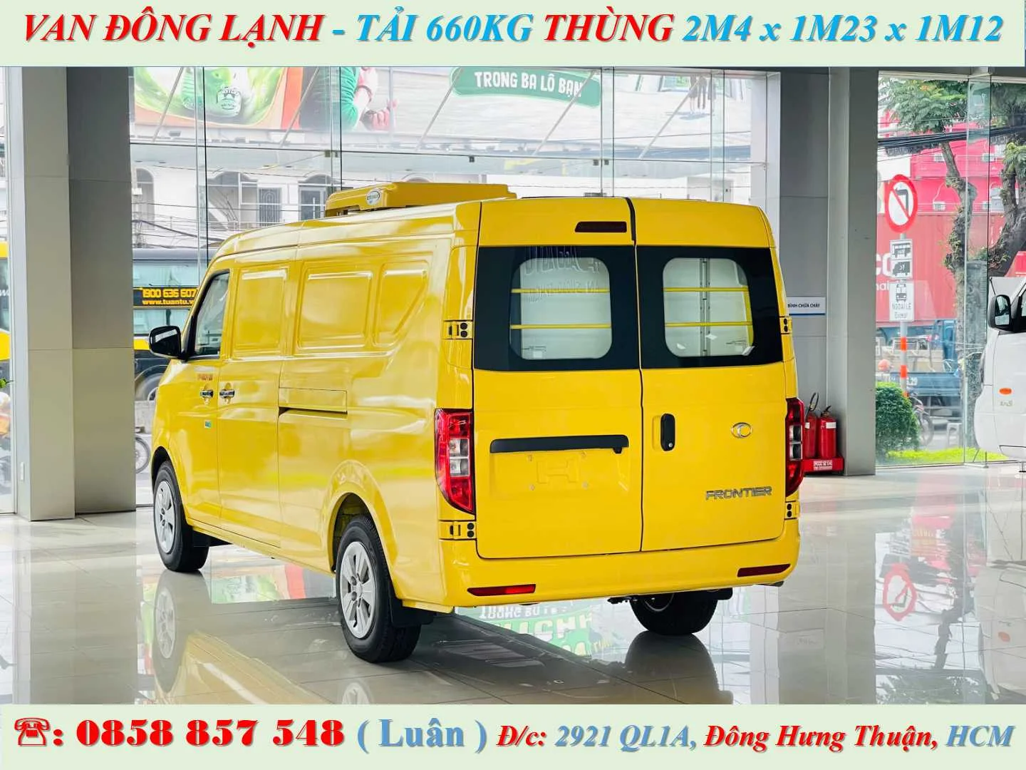 TẢI VAN ĐÔNG LẠNH TF480 THÙNG 2M4 (LẠNH -18 ĐỘ) 660KG - Ảnh 7