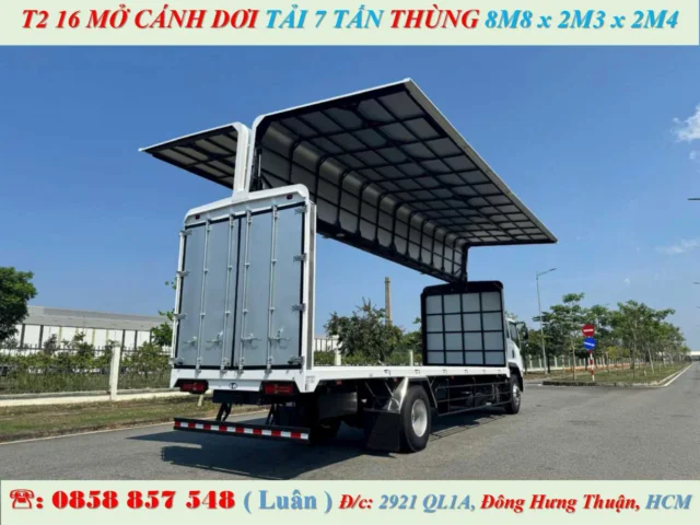 thaco linker thùng cánh dơi