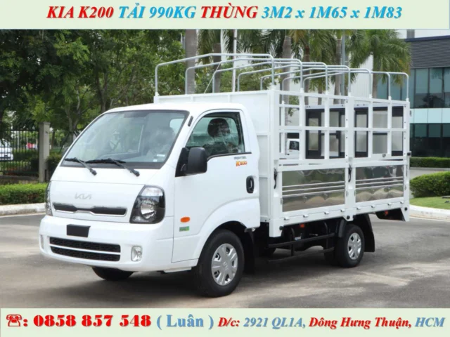 xe tải kia k200 1 tấn mui bạt
