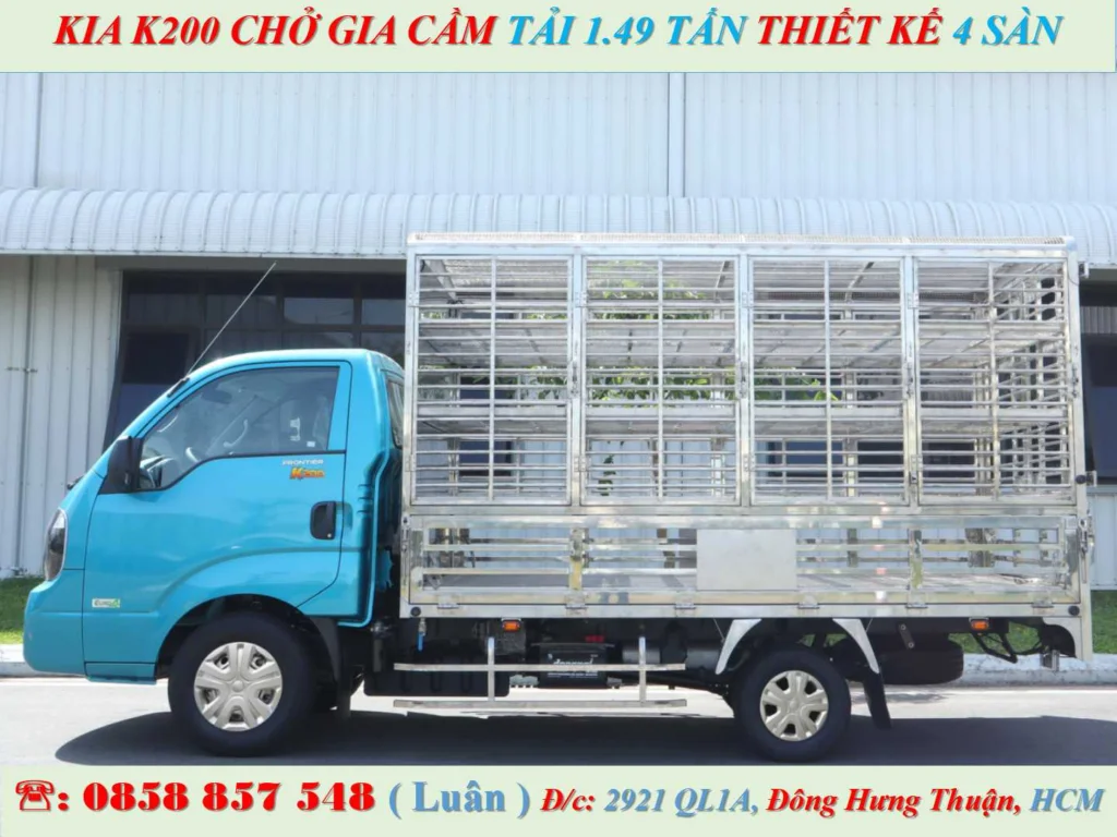KIA K200 CHỞ GIA CẦM