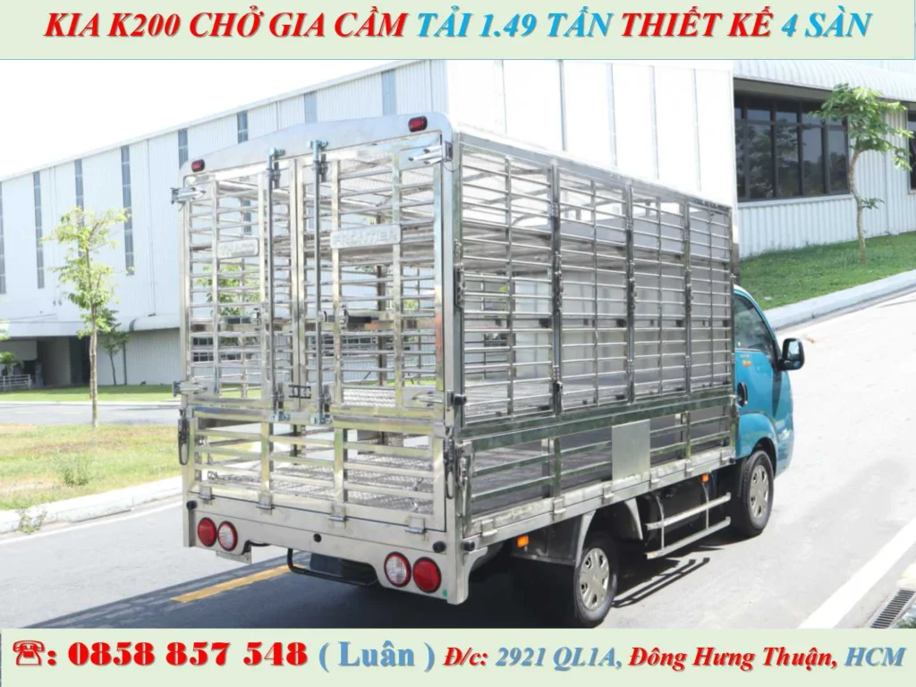 KIA K200 CHỞ GIA CẦM