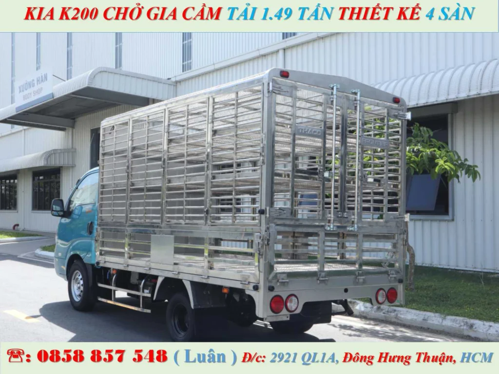 KIA K200 CHỞ GIA CẦM